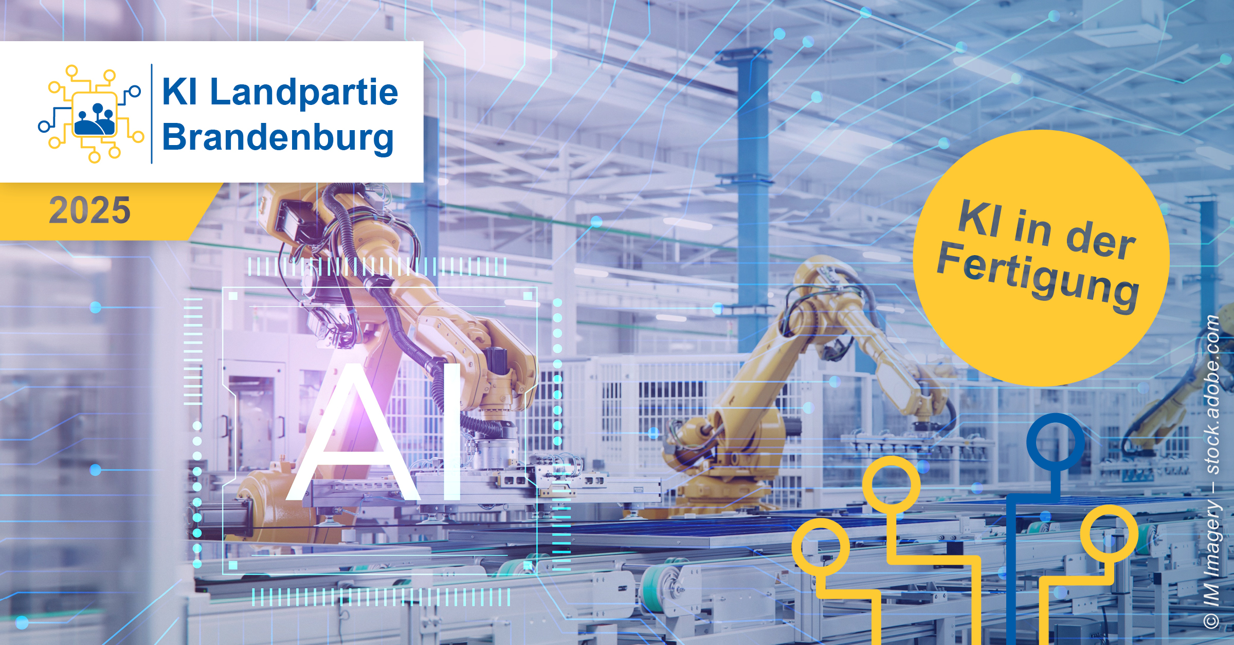 Key Visual KI Fertigung